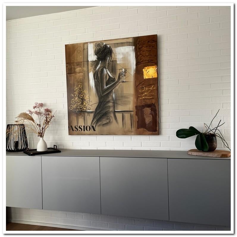 (Hang) Dressoir te koop, 200 cm ou plus, Comme neuf, Enlèvement, Avec tablette(s)