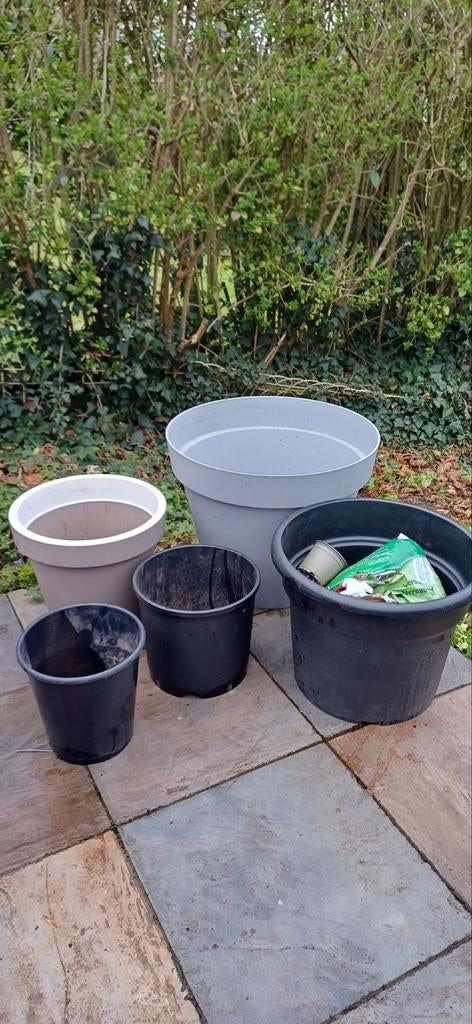 Divers pots de fleurs, Jardin & Terrasse, Bacs à fleurs & Jardinières, Enlèvement