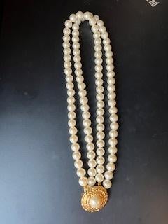 Avon dubbele parelcollier, Ophalen of Verzenden, Nieuw, Overige kleuren, Overige materialen