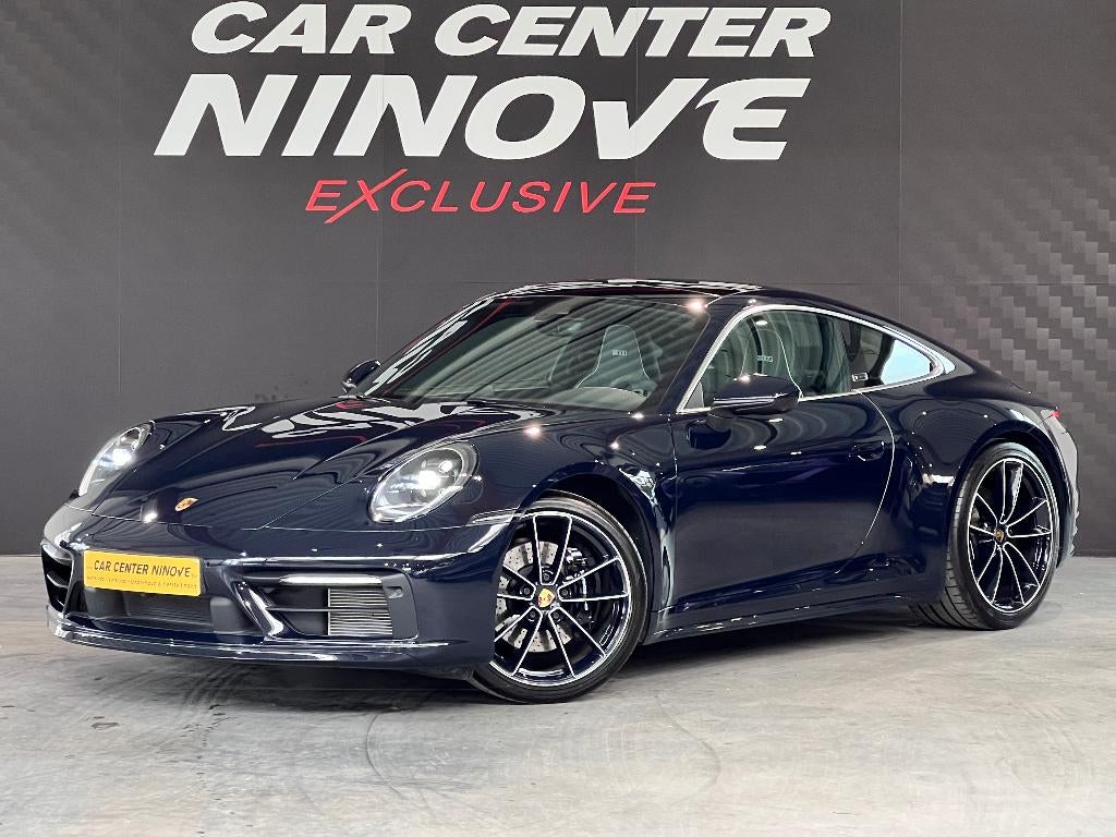 Porsche 992-911 Carrera 4S Jacky Ickx Belgian Legend Edition, Auto's, Porsche, Automaat, 4 zetels, 207 g/km, Blauw