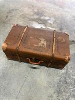 Houten hutkoffer met tussenschot, Ophalen of Verzenden, Gebruikt