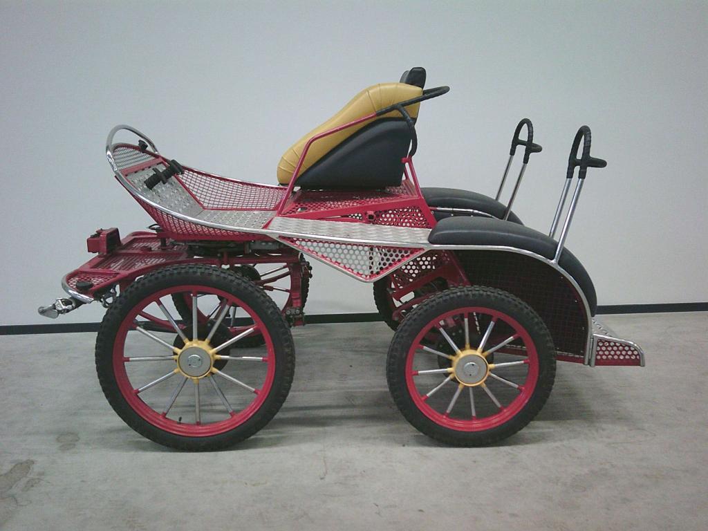 Gebruikte marathonwagen.  23/19 inch. Zeer compleet, Animaux & Accessoires, Voitures & Carrosses, Utilisé, Calèche marathon, Poney