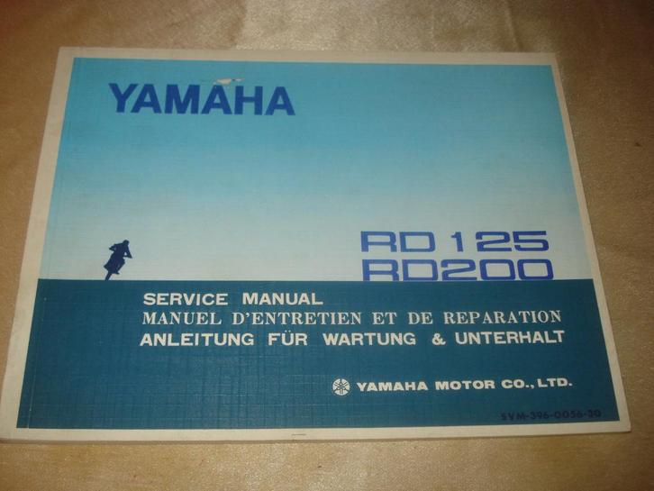 YAMAHA RD125 - RD200 Ancien Manuel d'Entretien et Réparation, Motoren, Handleidingen en Instructieboekjes, Yamaha, Ophalen of Verzenden