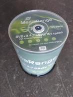 Spindle Mediarange 100x DVD+R 4.7GBytes 16x, Informatique & Logiciels, Disques enregistrables, Neuf, Enlèvement ou Envoi, Mediarange