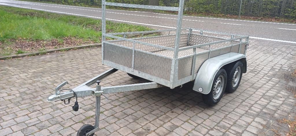 Aanhangwagens dubbelasser, in nieuwe staat, Auto diversen, Ophalen, Zo goed als nieuw