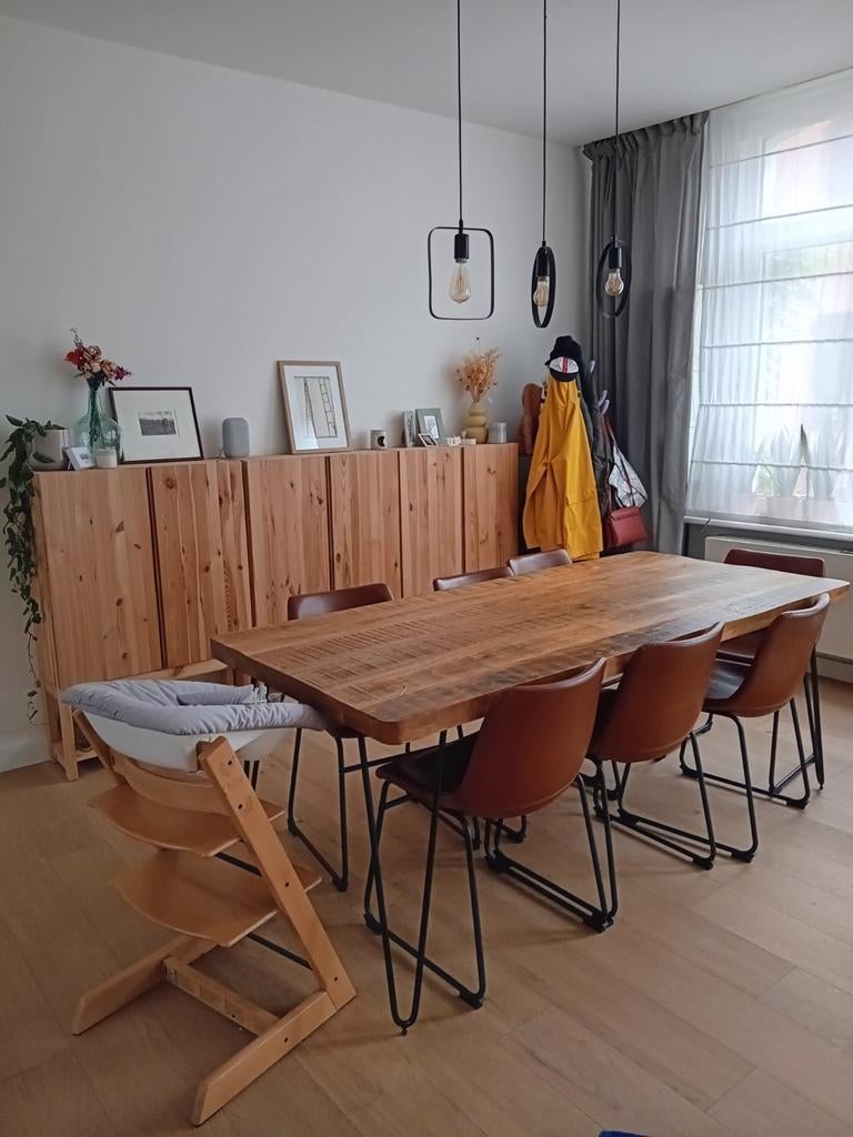 Eettafel + 7 stoelen, Huis en Inrichting, Tafels | Eettafels, Ophalen
