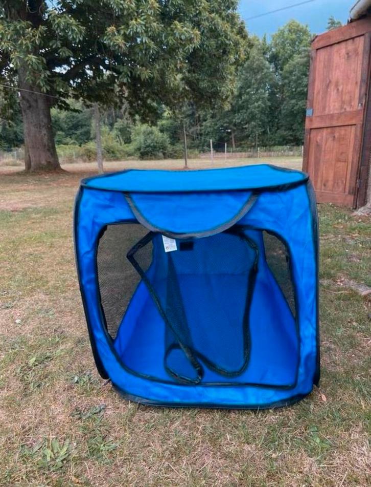 Opvouwbare hondenbench / hondentent – voor thuis of op reis, Animaux & Accessoires, Maisons pour chiens, Comme neuf, Enlèvement