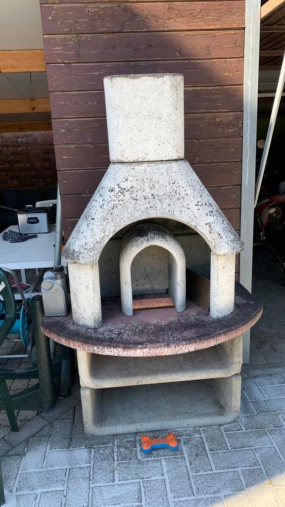 Stenen BBQ, Ophalen, Gebruikt