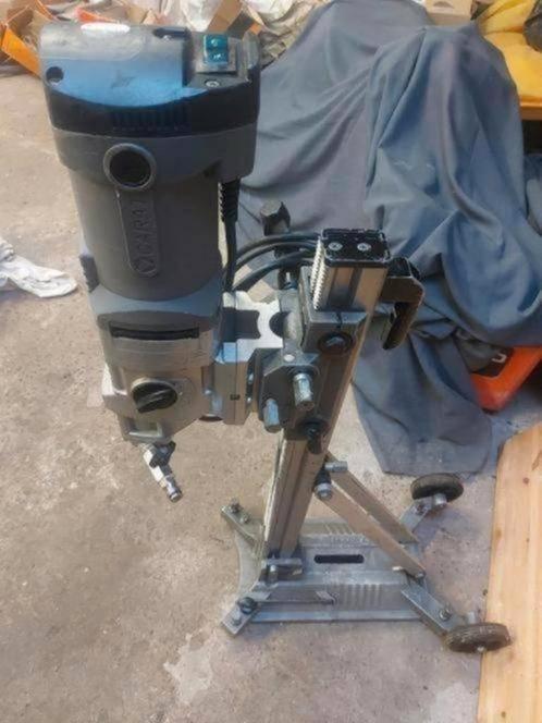 Carat A-2510 diamantboormachine + statief S-2300, Doe-het-zelf en Bouw, Gereedschap | Boormachines, Zo goed als nieuw, Kolomboormachine