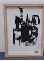 Peinture unique encadrée 21×29.7cm, Enlèvement