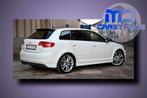 Audi A3 8P Sportback - Achterbumper spoiler [S3 Look], Ophalen of Verzenden