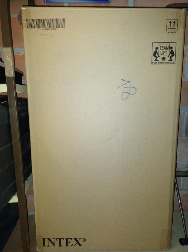 Liner intex zwembad, Ophalen