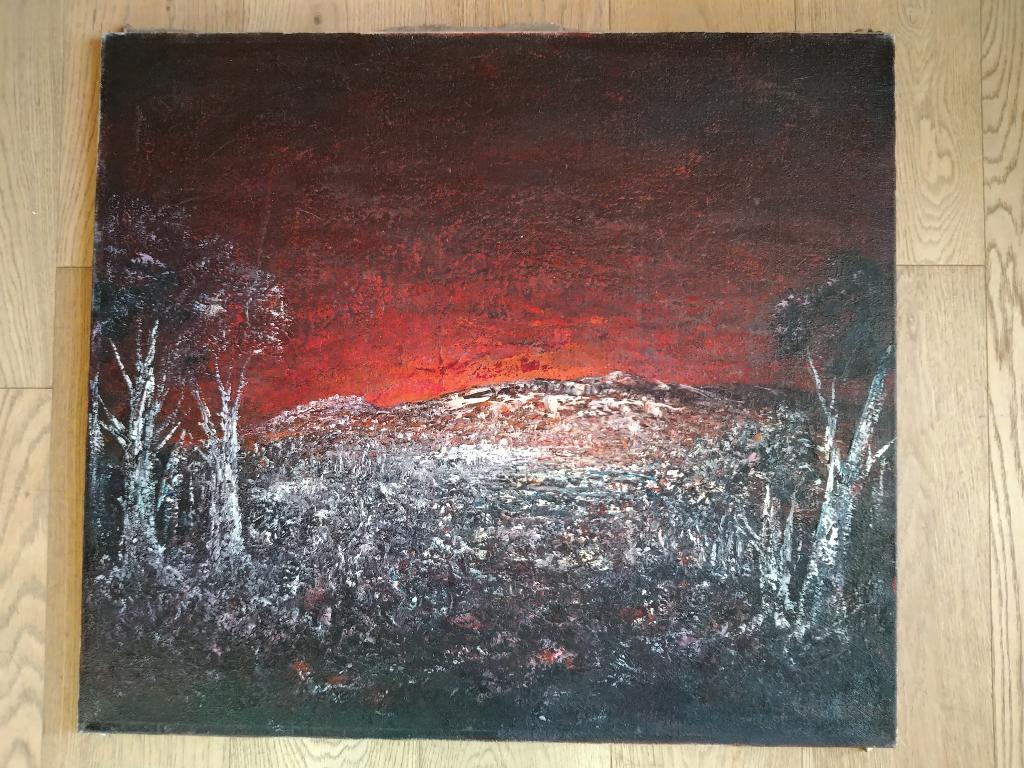 schilderij sylvain beerens, Ophalen of Verzenden