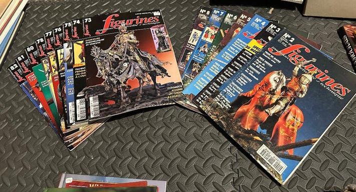 Lot Magazine Figurines 2 à 8 et 72 à 82, Ophalen of Verzenden, 1980 tot heden, Tijdschrift