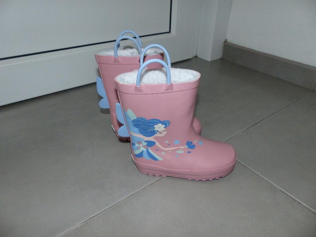 Bottes de pluie pour fille - taille 28, Enfants & Bébés, Bottes, Enlèvement ou Envoi, Comme neuf, Fille
