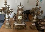 Klok en kandelaars GERESERVEERD, Antiek en Kunst, Ophalen