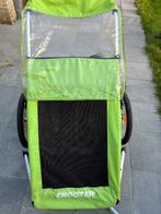 Croozer Kid for 2 fietskar met accessoires, Fietsen en Brommers, Ophalen, Gebruikt, Opvouwbaar, Croozer