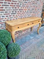 Table d'appoint/console murale en chêne, 100 à 150 cm, 25 à 50 cm, Comme neuf, Landelijk