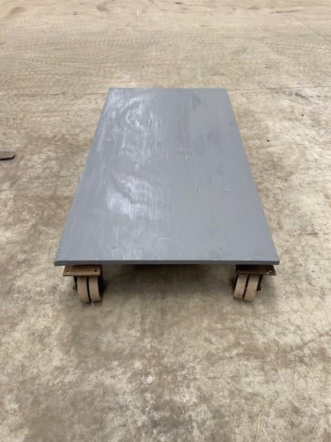 VERHUISKAR 1200KG DRAGEND/4 ZWENKWIELEN, Ophalen, Zo goed als nieuw