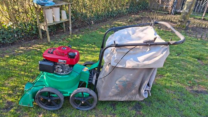 Billy goat 650 k series blad en grofvuilzuiger, Tuin en Terras, Bladblazers, Gebruikt, Benzine, Met opvangzak, Met zuigfunctie