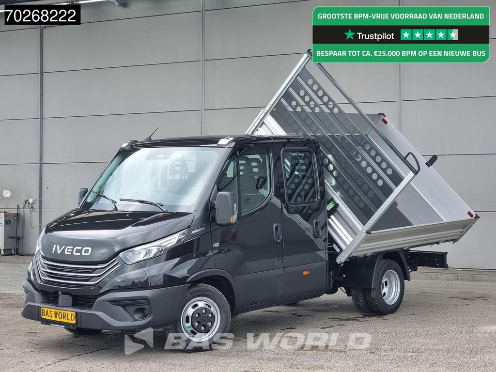 Iveco Daily 35C21 3 zijdige Kipper Dubbel Cabine 210PK 3.0L, Autos, Camionnettes & Utilitaires, Entreprise, Achat, Caméra de recul