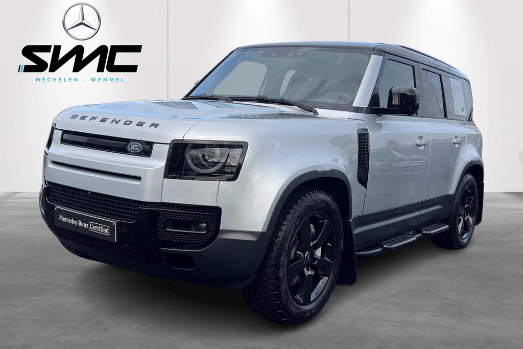 Land Rover Defender 110 P400 First Edition, Auto's, Automaat, 2361 kg, Stof, Zwart