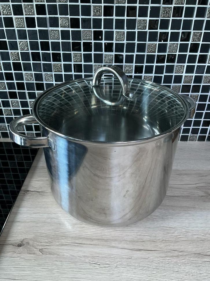 Kookpan Le Chef 10 liter, Huis en Inrichting, Keuken | Potten en Pannen, Zo goed als nieuw, Ophalen of Verzenden
