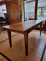 Belle longue table à manger française ancienne, Maison & Meubles, Enlèvement, Chêne