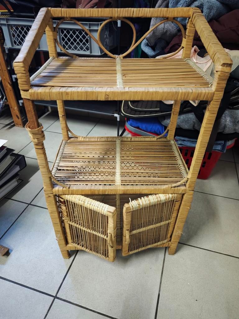 Rieten kastje, Ophalen