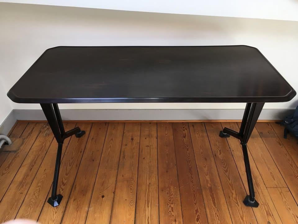 Vintage Desk, Maison & Meubles, Bureaux, Utilisé, Vintage, Bois, Noir, Enlèvement