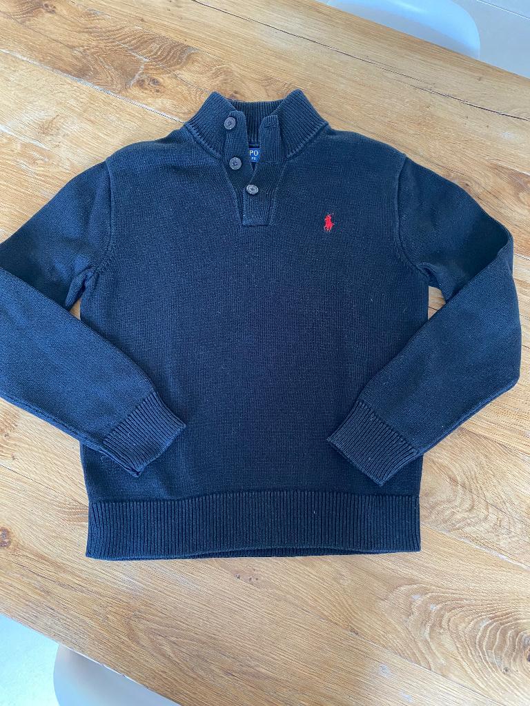 Zwarte trui Polo Ralph Lauren, Gebruikt, Jongen of Meisje, Trui of Vest, Ophalen of Verzenden