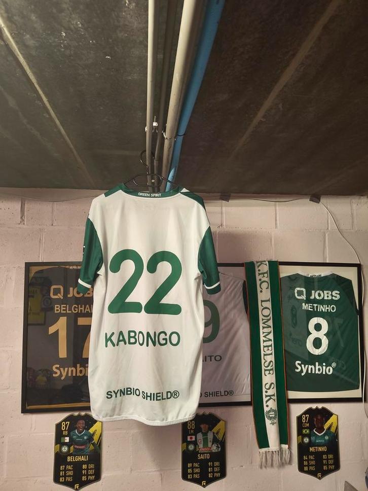 Match worn shirt - Christophe Kabongo / Lommel SK 21-22, Verzamelen, Sportartikelen en Voetbal, Zo goed als nieuw, Shirt, Ophalen of Verzenden