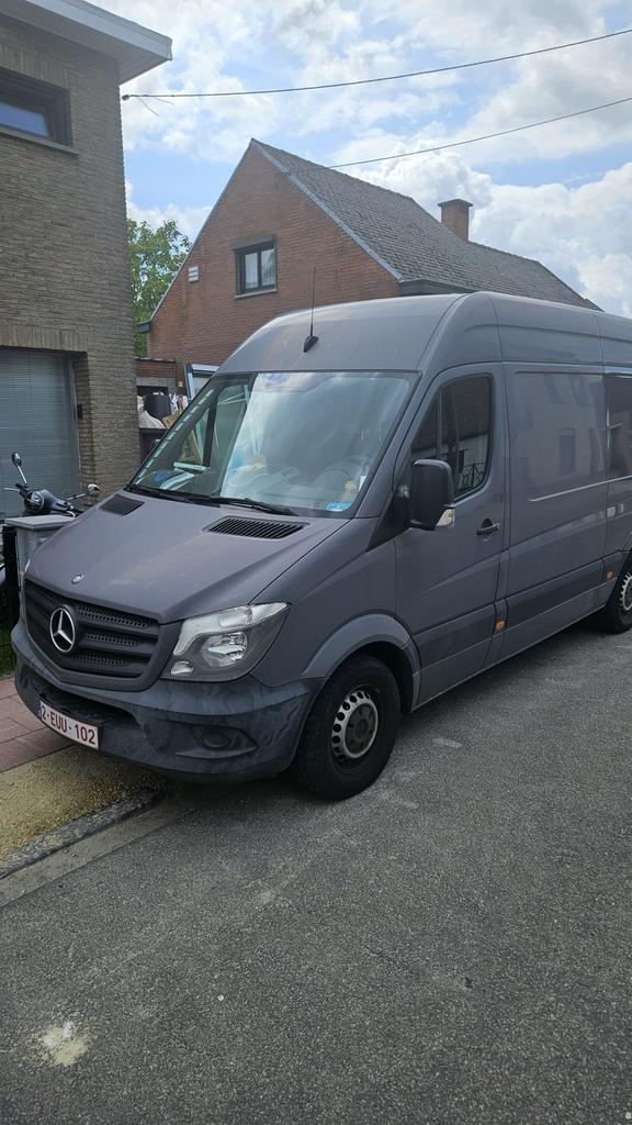 Mercedes Sprinter 313 CDI – 2014 – Donkergrijs, Autos, Camionnettes & Utilitaires, Particulier, Mercedes-Benz, Diesel, Enlèvement