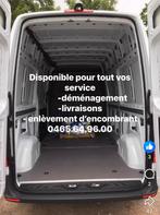 Tout type de service : déménagement , livraison , dechetrie