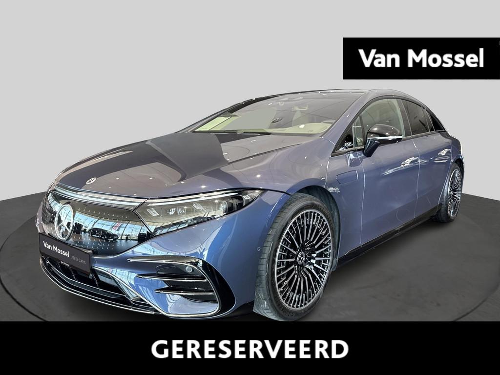 Mercedes-Benz EQS 500 4MATIC AMG Line + PANORAMISCH DAK + TR, Auto's, Automaat, 4 deurs, Stof, 330 kW