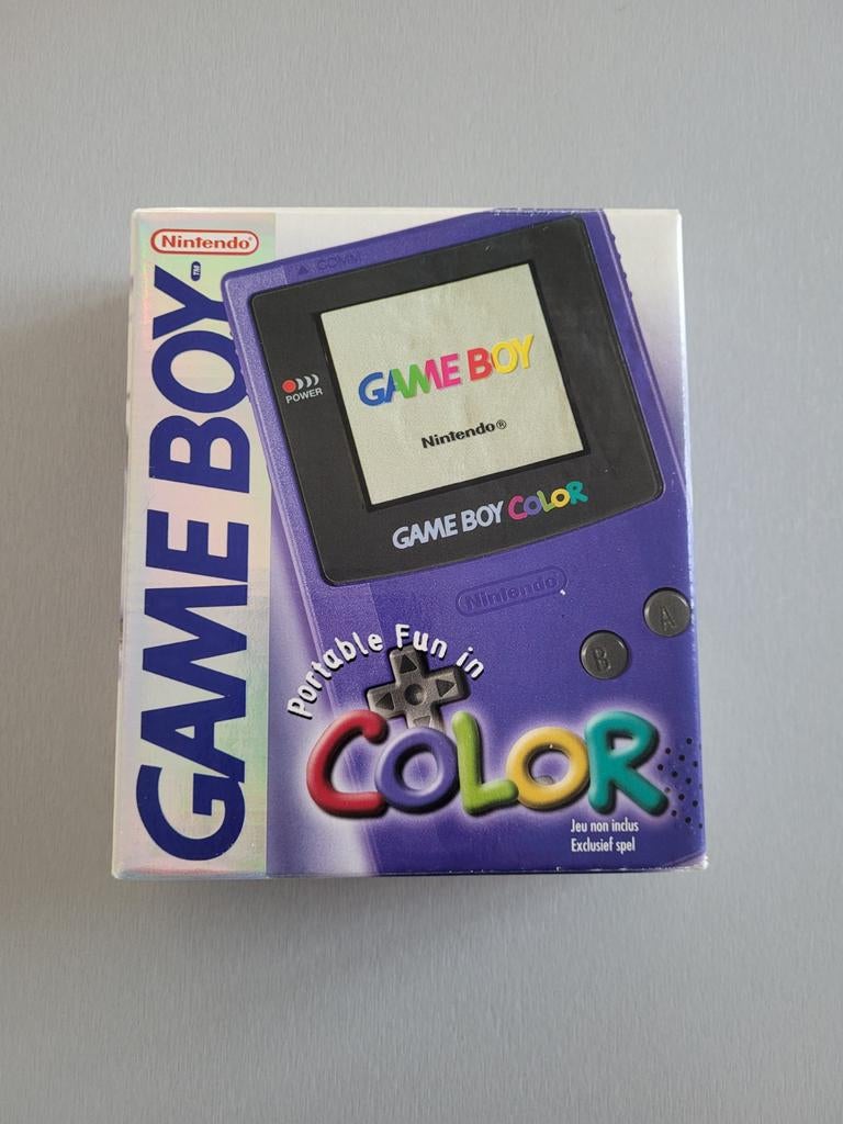 Game Boy Color Purple (volledig), Games en Spelcomputers, Spelcomputers | Nintendo Game Boy, Ophalen, Game Boy Color