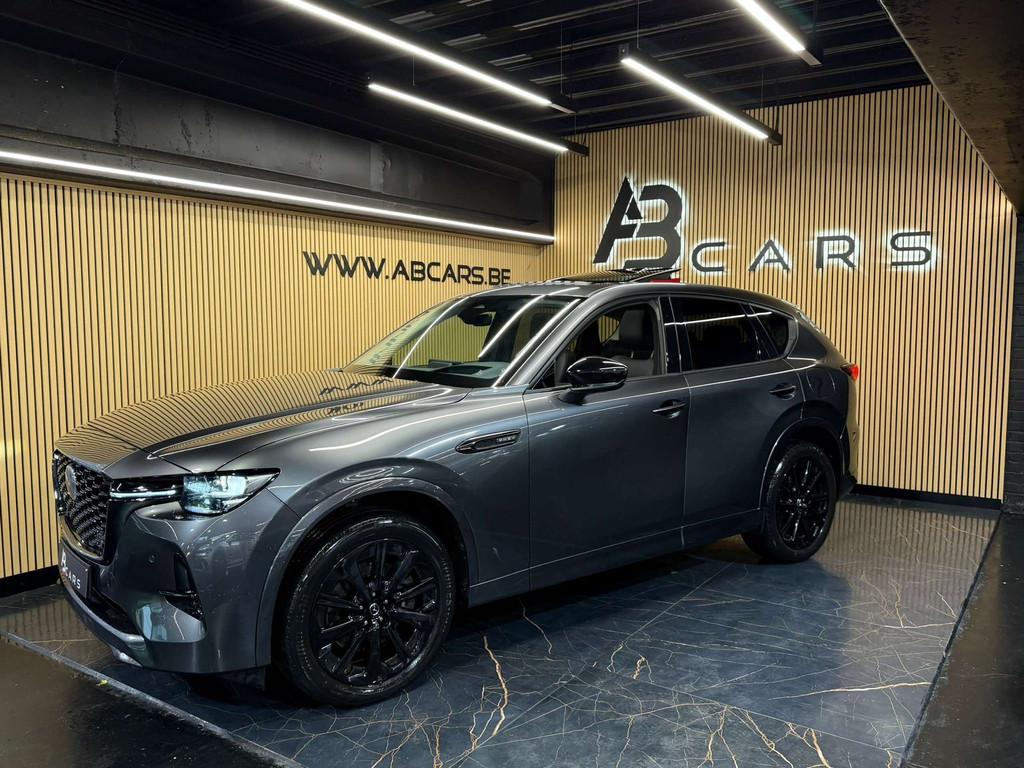 Mazda CX-60 2.5 e-Skyactiv PHEV AWD Takumi (240 kW) * GARANT, Auto's, Mazda, Automaat, Parkeersensor, Gebruikt, Zwart