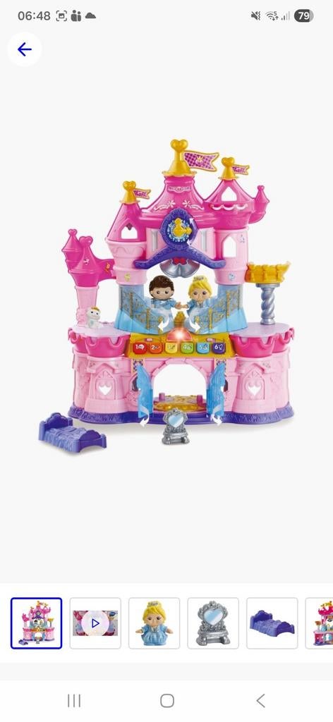 Prinsessen kasteel, Ophalen