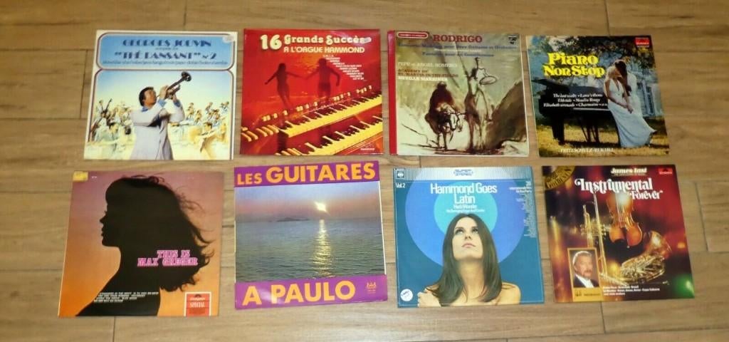 Lot de 8 33 tours, CD & DVD, Enlèvement ou Envoi