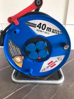 Brennenstuhl Kabelhaspel 40m 3x2.5 – Zware Bouwkwaliteit, Ophalen, Zo goed als nieuw