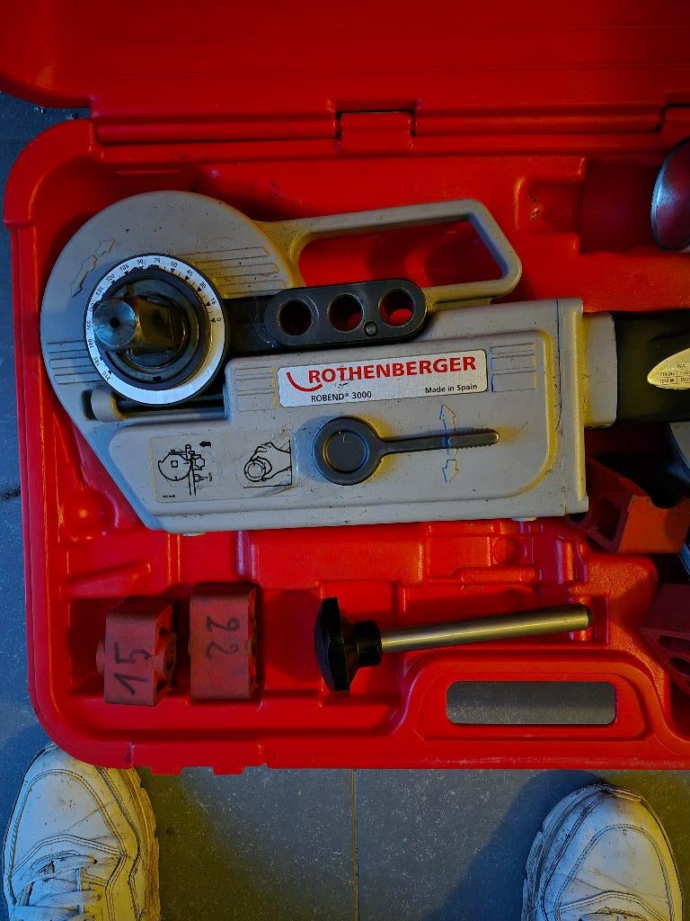 Cintreuse électrique rothenberger, Enlèvement, Utilisé