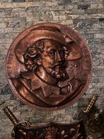 Wandplaat van petrus paulus rubens koper 1950, Enlèvement, Cuivre