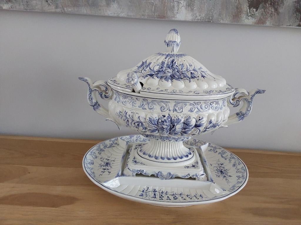 Italiaanse porseleine soeptrine, Antiek en Kunst, Ophalen