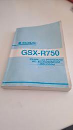 Handleiding GSXR-750  K2, Motoren, Ophalen of Verzenden, Suzuki