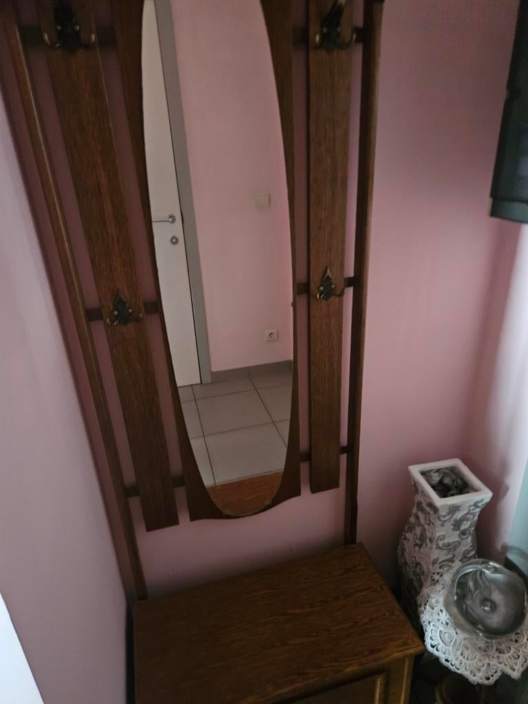 Porte-manteau avec miroir et meuble de rangement, Enlèvement