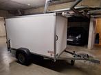 Gesloten aanhangwagen enkelas 250 x 130 x140 cm - 750 kg, Enlèvement, Neuf