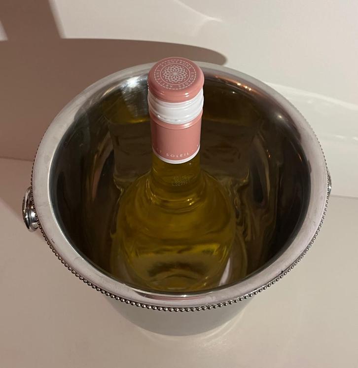 FIELD SEAL & VINS BL. ZILVERKLEURIG METAAL, Verzamelen, Wijnen, Gebruikt, Champagne, Frankrijk, Ophalen of Verzenden