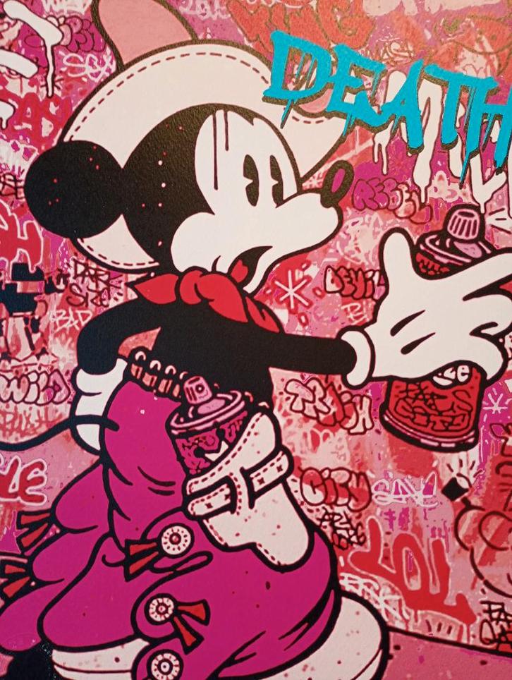 Mickey Mouse, Pop Art, Antiquités & Art, Art | Lithographies & Sérigraphies, Enlèvement ou Envoi