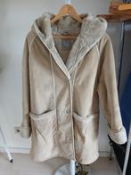winterjas dames, Kleding | Dames, Jassen | Winter, Ophalen, Zo goed als nieuw, Maat 42/44 (L), Beige