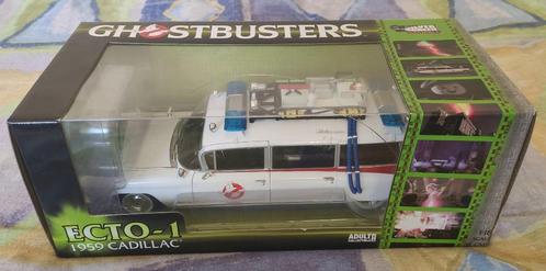 ECTO-1 uit originele film Ghostbusters, Hobby & Loisirs créatifs, Voitures miniatures | 1:18, Neuf, Enlèvement ou Envoi